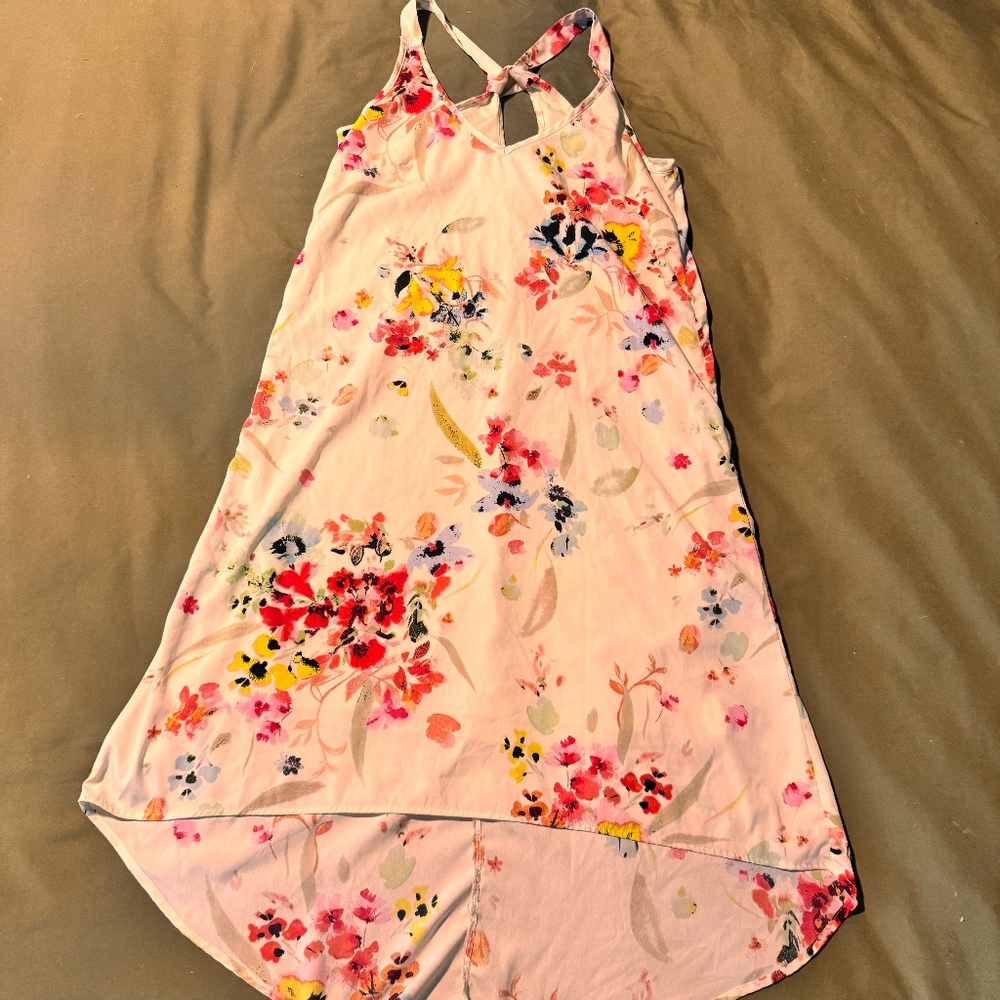 High-Low Floral Dress